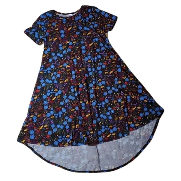 LULAROE Folk Art Print Carly Dress - Picture 1 of 6